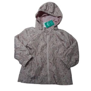 CAMPERA NYLON ROSADA FLORCITAS H&M T12/18M