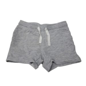SHORT ALG GRIS PIOLAS BLANCAS H&M T2/4M