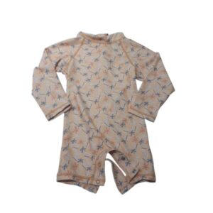ENTERITO LICRA BEIGE LIBELULAS BRONZINI T6/9M