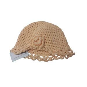 SOMBRERO CROCHET HILO NARANJA CLARITO T1AP