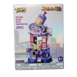 EDIFICIO EN ESTILO LEGO THIS IS LIFE MINISO