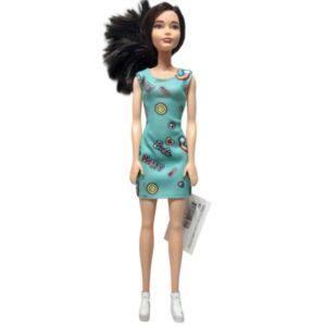 BARBIE VESTIDO CELESTE MOROCHA COLORES