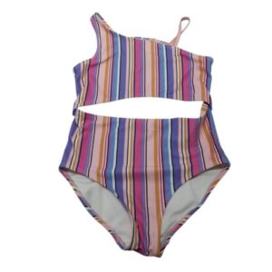 MALLA ABIERTA RAYADA ROSA CELSTE MOSTAZA OLD NAVY T10