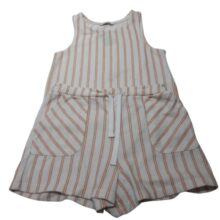 CONJ MUSCULOSA Y SHORT BCO MARRON BAS T10