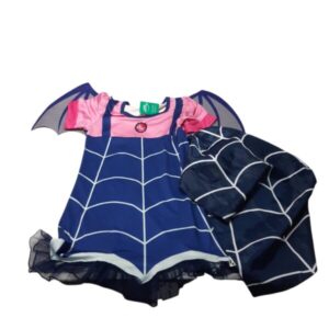DISFRAZ DE VAMPIRINA CON ALAS Y CAPA T6AP