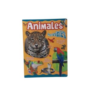 ANIMALES INCREIBLES TAPA Y HOJAS CARTON
