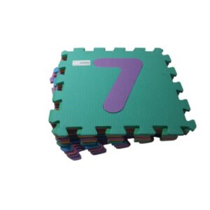 10 PLANCHAS DE PUZZLE GOMA EVA NUMEROS