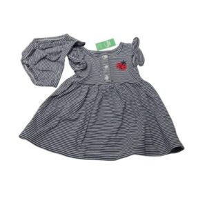 VESTIDO ALG CON BOMBACHA RAYADO AZUL BCO MARIQUITA CARTERS T6M