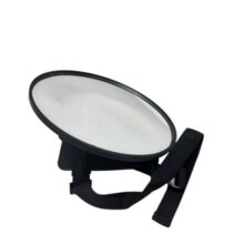 ESPEJO RETROVISOR REDONDO NEGRO PARA SILLA DE AUTO