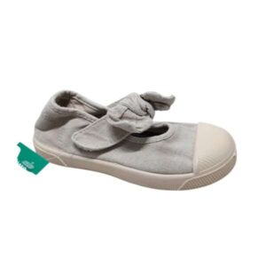 ZAPATILLA LONA BEIGE PUNTA GOMA MOÑA ZARA T24 GT