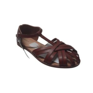 SANDALIAS MARRONES TIRAS CRUZADAS ZARA T31 DETTACO