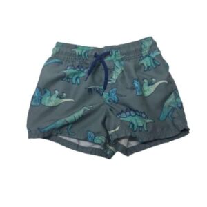 SHORT DE BAÑO VERDE CON DINOS CARTERS T3