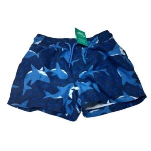 SHORT DE BAÑO AZUL TIBURONES CARTERS T3