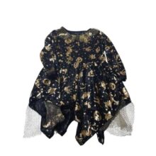 DISFRAZ VESTIDO BRUJA T4/6AP CUELLO DET