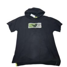 REMERA NEGRA CAPUCHA FUZARKA T11/12 NEW YORK