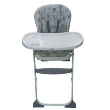 SILLA DE COMER INFANTI JOIE  GRIS ANIMALES