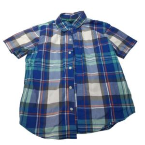 CAMISA CUADRILLE AZUL BLANCO CELESTE GAP T8