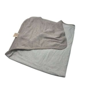 MANTA ALG BLANCO BEIGE RAYAS TROMMPO