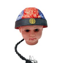 SOMBRERO DE SAMURAI CON TRENZA