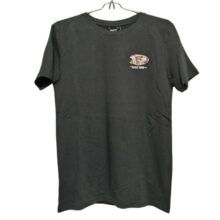 REMERA GRIS RUSTY SINCE 1985 T14 ESPALDA ESTAMPADA