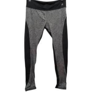 CALZA DEPORTIVA NEGRO GRIS RAYITAS JFU TXL