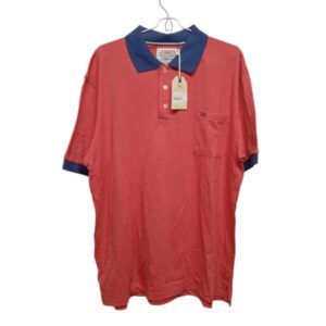 REMERA CHOMBA ALG CORAL AZUL CUELLO HILO LEGACY T XXL NUEVA