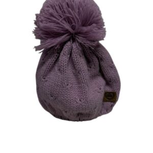 GORRO DE LANA LILA MINIMIMO