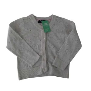 SACO HILO PLATEADO CORAZONES GUAPA T2/3AP