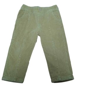 PANTALON PANA AMARILLO FORRADO BAS T 18-24 M