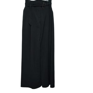 PALAZZO NEGRO CON LAZO HEBILLA  METAL PARISIEN T 36