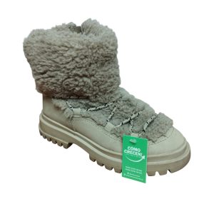 BOTAS BEIGE CORDERITO ZARA T36 ROCE
