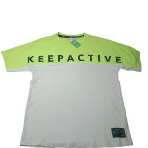 REMERA ALG AMARILLO FLUOR BCO XEEPACTIVE ZARA KIDS T11/12 MANCHITA