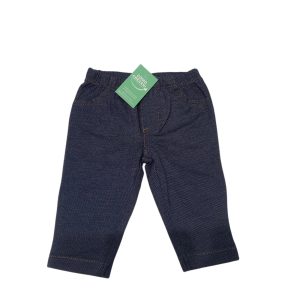 calza tipo jean carters t 3 m azul costuras naranjas