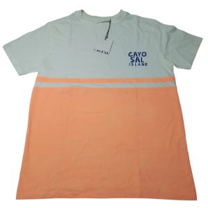 REMERA ALG BCA NARANJA CAYO SAL ISLAND ZARA T10 NUEVA