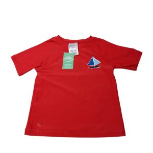 CAMISETA LICRA ROJA BARCO FLOATIMINI T18M