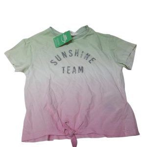 REMERA ALG VERDE BCO ROSA SUNSHINE TEAM H&M T1/2
