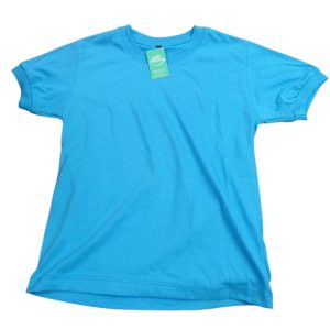 REMERA ALG CELESTE LISA SIN MARCA T10
