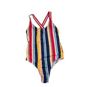MALLA ENTERA RAYAS COLORES ELASTICOS CRUZADOS BLUEKISS T L