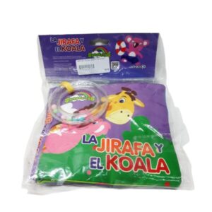 LIBRO DE TELA LA JIRAFA Y EL KOALA