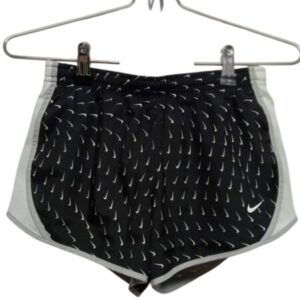 SHORT DEPORTIVO NEGRO GRIS BCO PIPAS NIKE T M- 10 AP