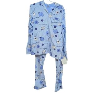PIYAMA 2P CAMISA PANTALON CELESTE OVEJAS HUE TL