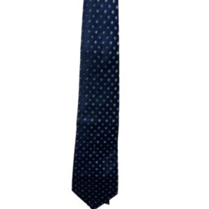 CORBATA AZUL CUADRADITOS CELESTE BCO P&G
