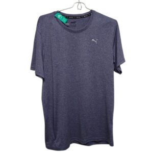 REMERA DEPORTIVA AZUL JASPEADA PUMA TM