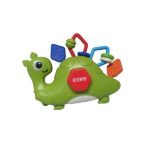 DINOSAURIO VERDE CON SONIDO ARITOS DE COLORES