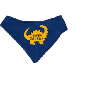 BABERO BANDANA AZUL DINOSAURIO AMARILLO THOMAS TRENT GT