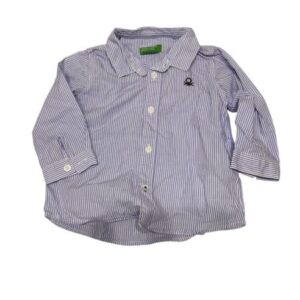 CAMISA RAY CELESTE BENETTON 9/12M
