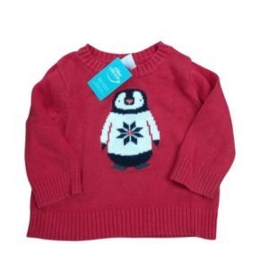 BUZO HILO ROJO PINGUINO CARTERS T6M fr gt