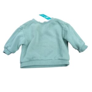 BUZO VERDE BOTON ZARA T1/3M
