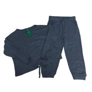CONJUNTO  BUZO Y PANTALON LANILLA CELESTE SACKS T 6