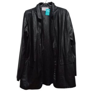 CHAQUETA CUERINA NEGRA CAROLA T 2-M AP